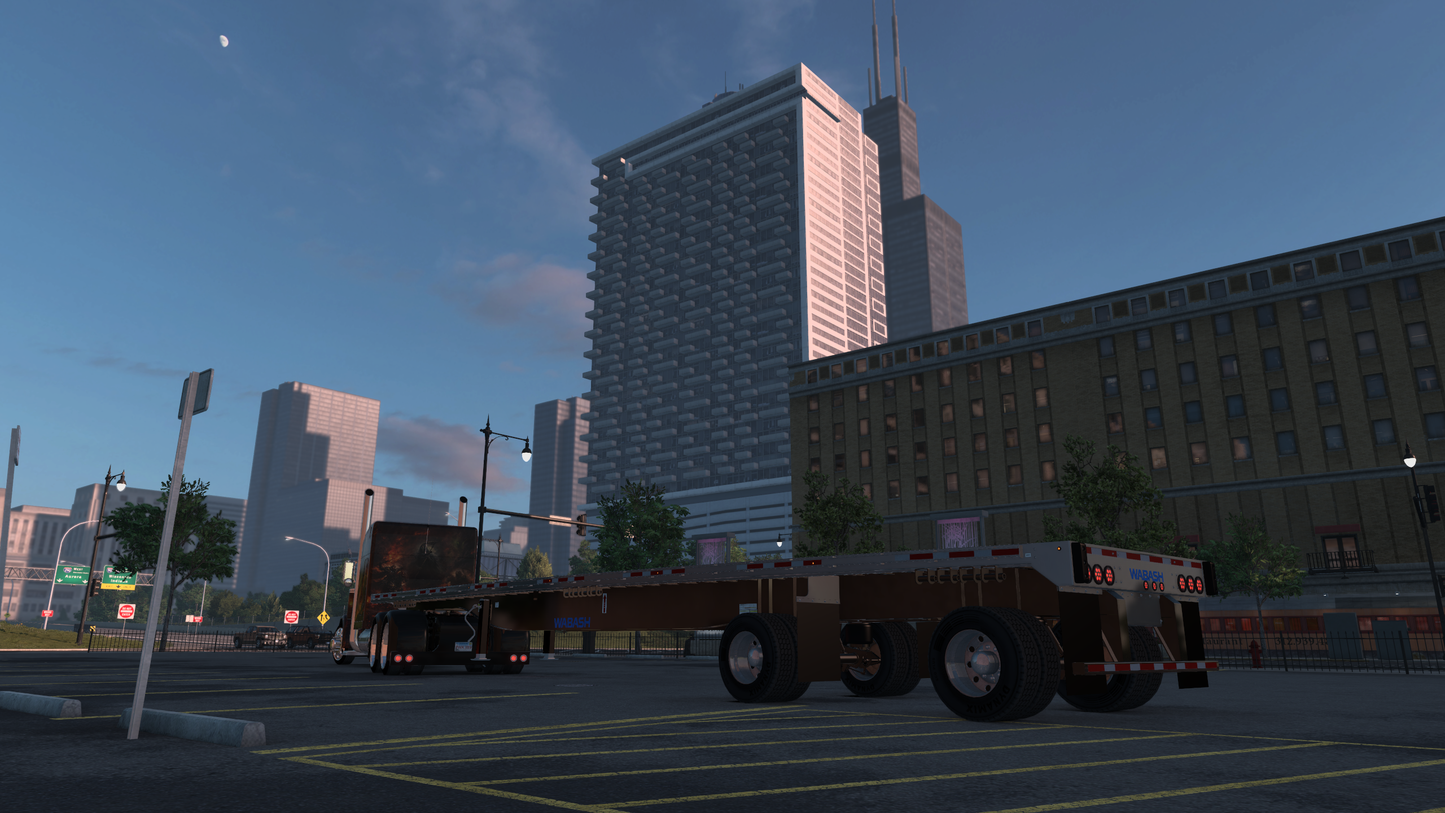 Wabash 48' Flatbed w/ Outlaw Cargo