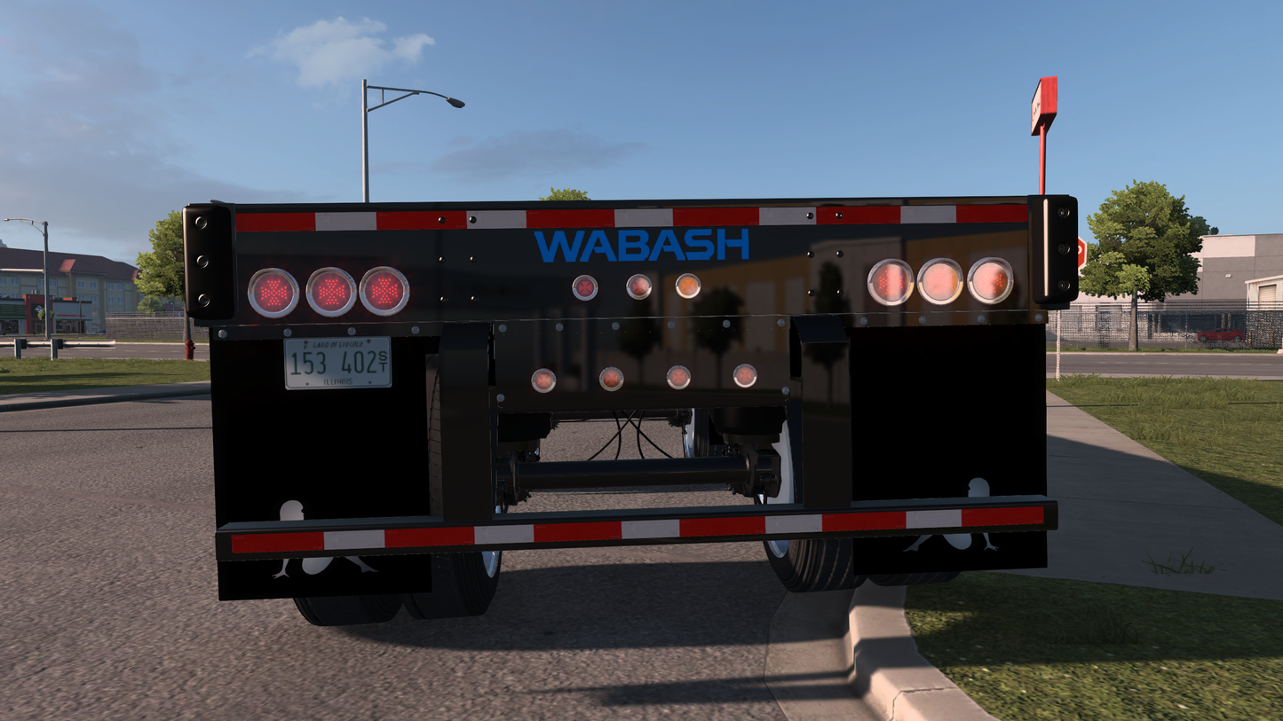 Wabash 48' Flatbed w/ Outlaw Cargo